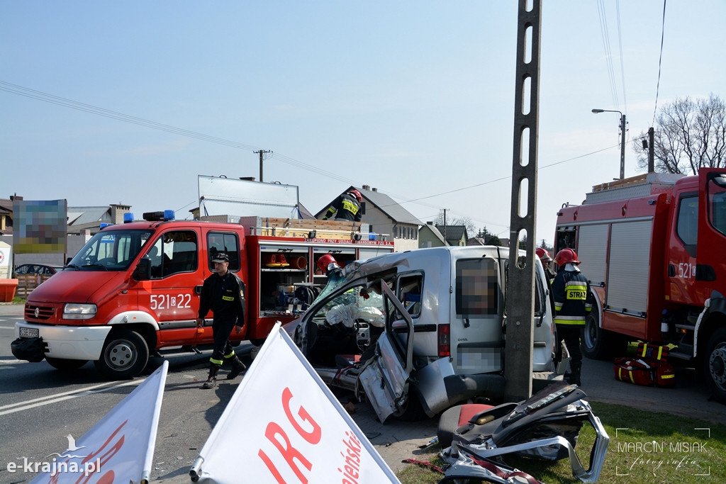 Sępólno: Wypadek na Chojnickiej
