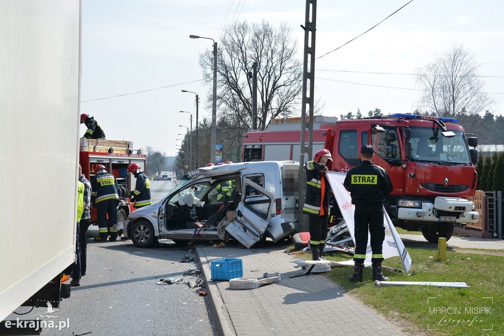 Sępólno: Wypadek na Chojnickiej