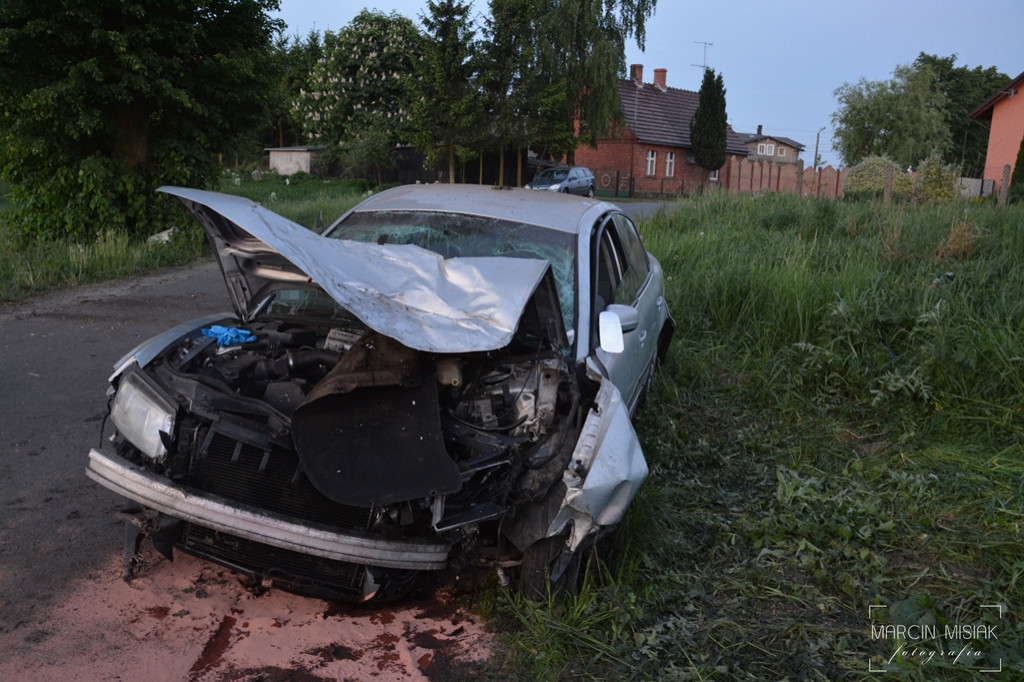 Passat uderzył w drzewo