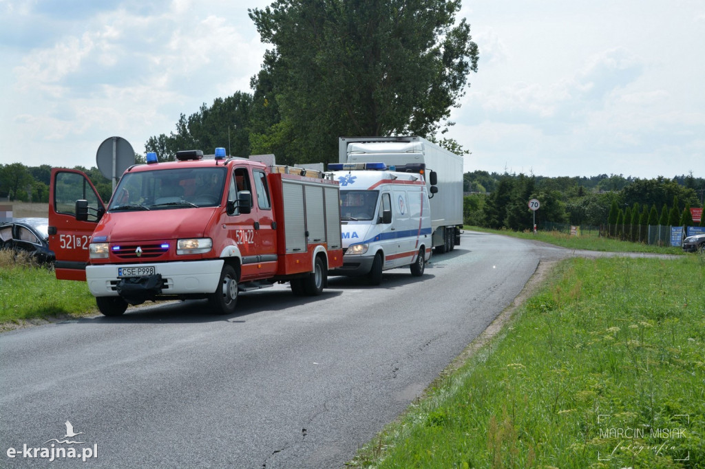 Wypadek w Trzcianach