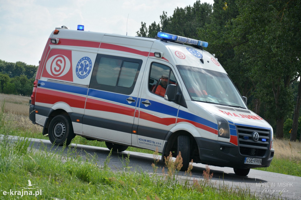 Wypadek w Trzcianach