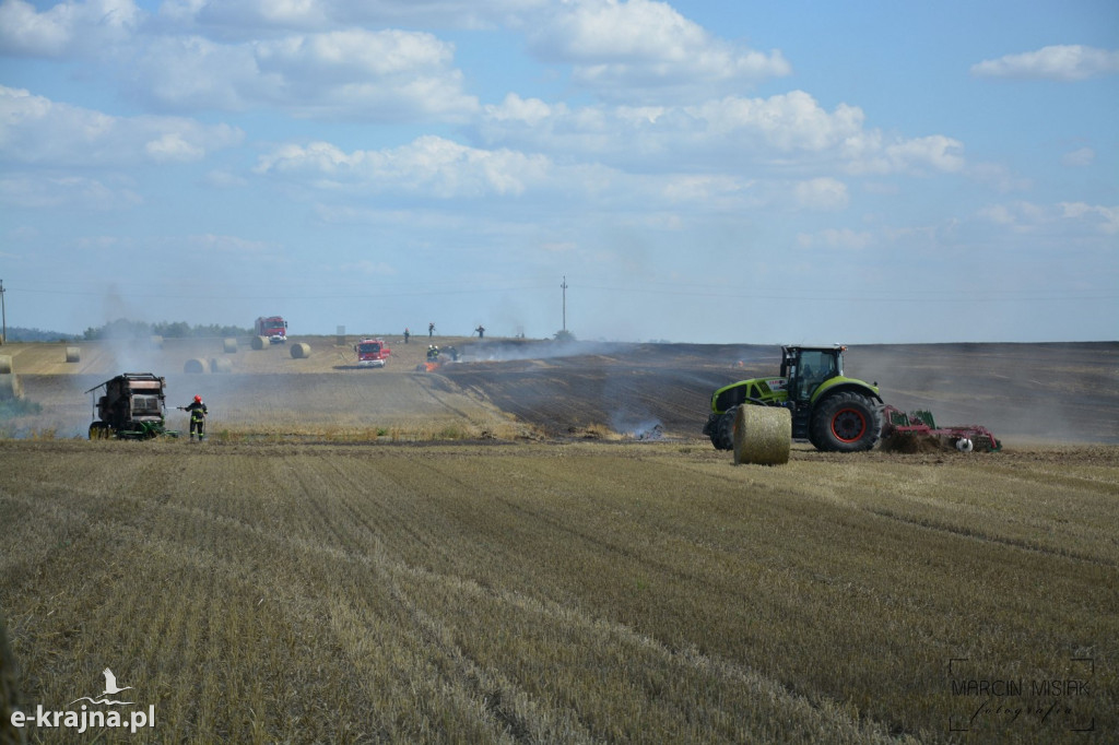 Pożar prasy w Dąbrówce