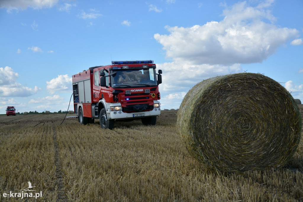 Pożar prasy w Dąbrówce
