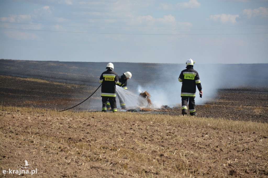 Pożar prasy w Dąbrówce