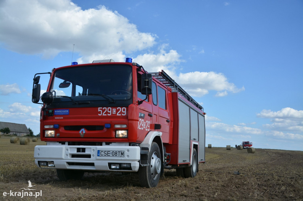Pożar prasy w Dąbrówce