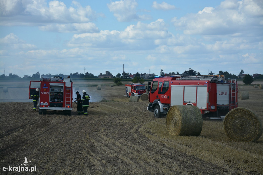 Pożar prasy w Dąbrówce