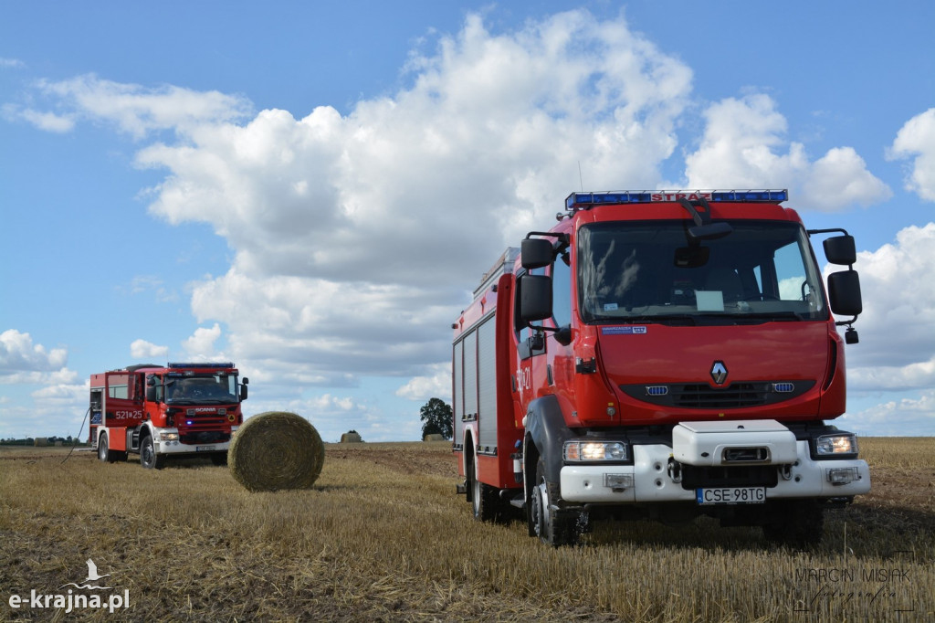 Pożar prasy w Dąbrówce