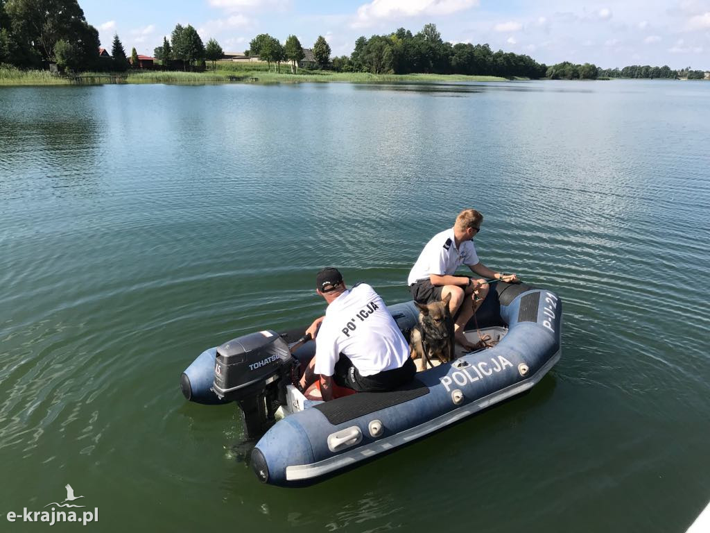 Poszukiwania małoletnich na jeziorze w Wąsoszu trwają