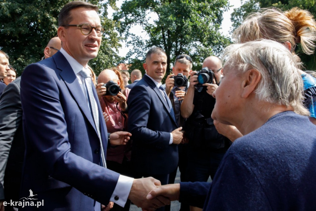 Premier Mateusz Morawiecki w Śliwicach