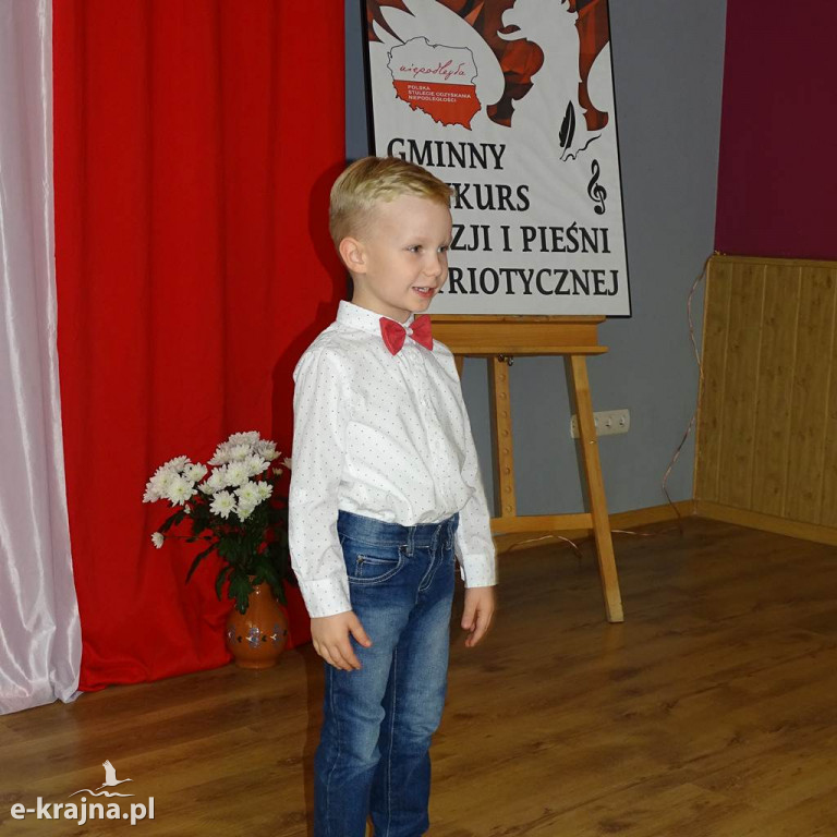 Gminny Konkurs Poezji i Pieśni Patriotycznej
