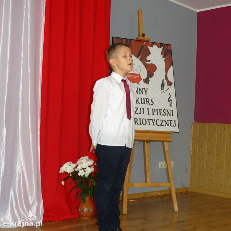 Gminny Konkurs Poezji i Pieśni Patriotycznej