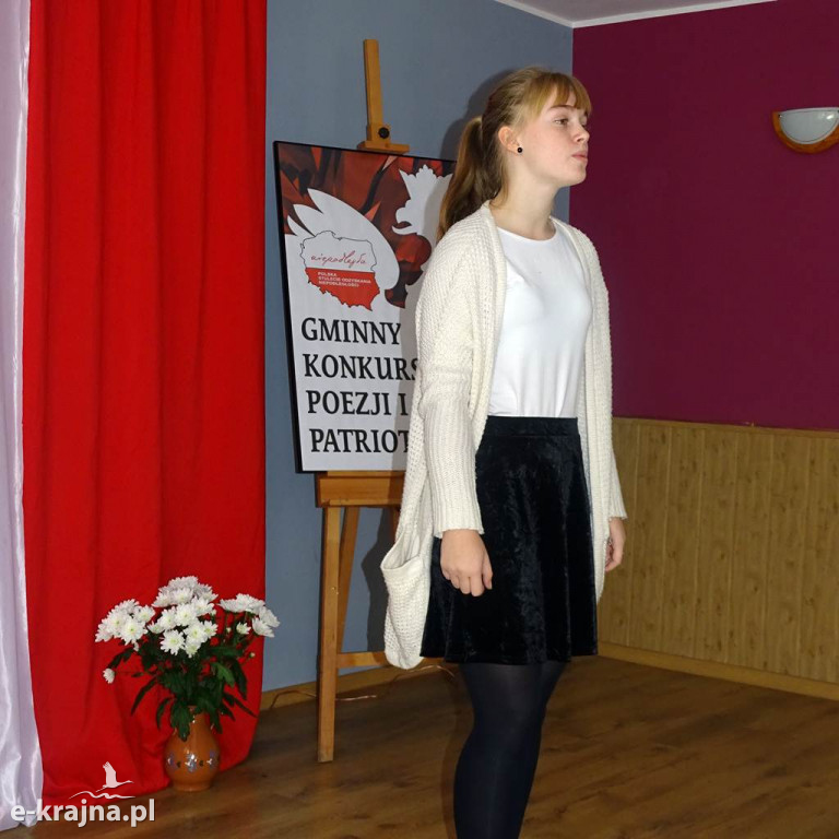 Gminny Konkurs Poezji i Pieśni Patriotycznej