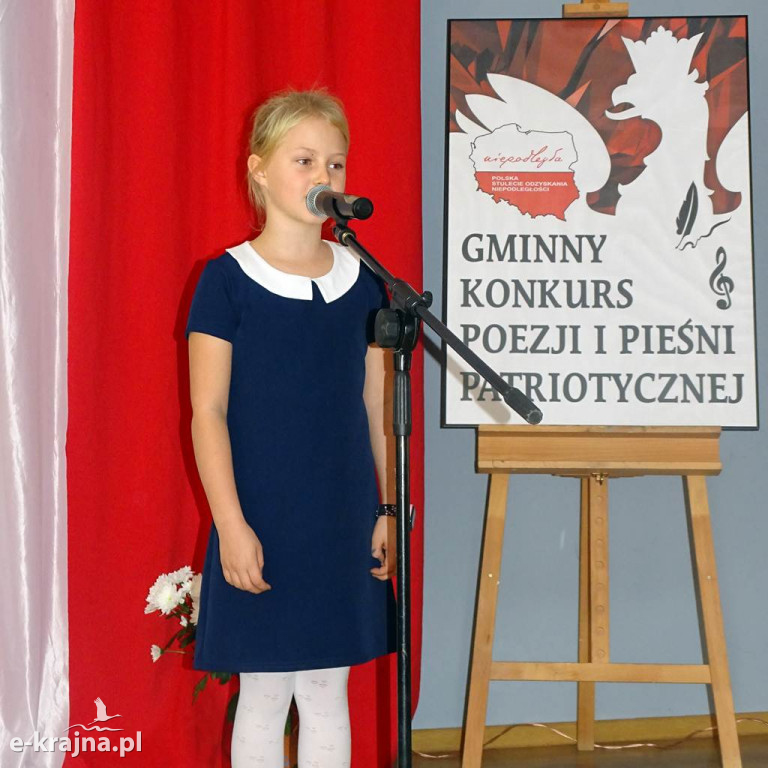 Gminny Konkurs Poezji i Pieśni Patriotycznej