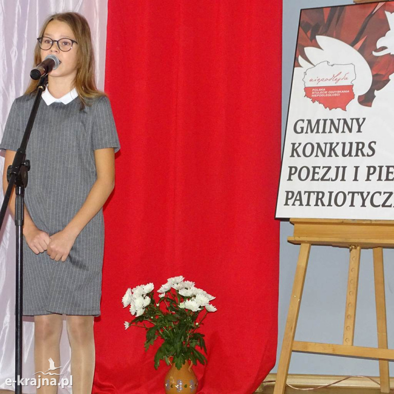 Gminny Konkurs Poezji i Pieśni Patriotycznej
