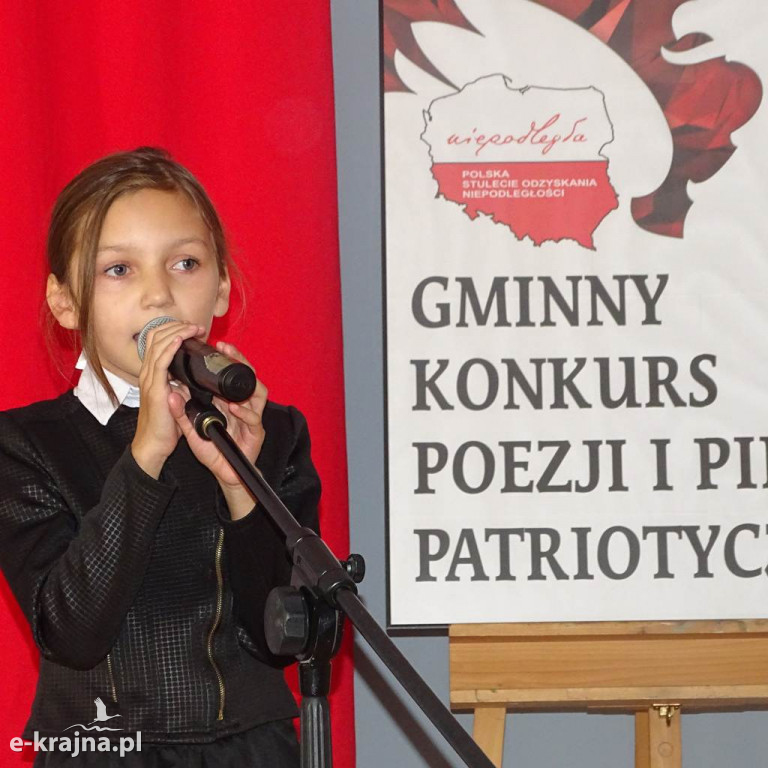 Gminny Konkurs Poezji i Pieśni Patriotycznej