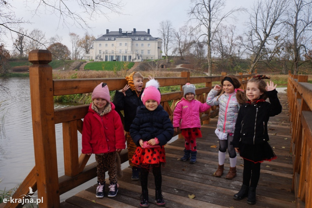 Bajkowy fotoplener w pałacu w Komierowie