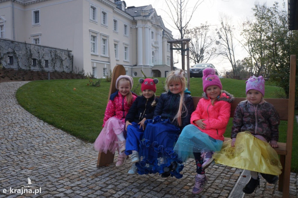 Bajkowy fotoplener w pałacu w Komierowie