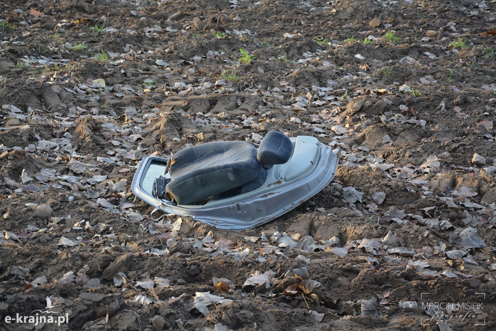 Wypadek na trasie Więcbork - Sępólno Krajeńskie