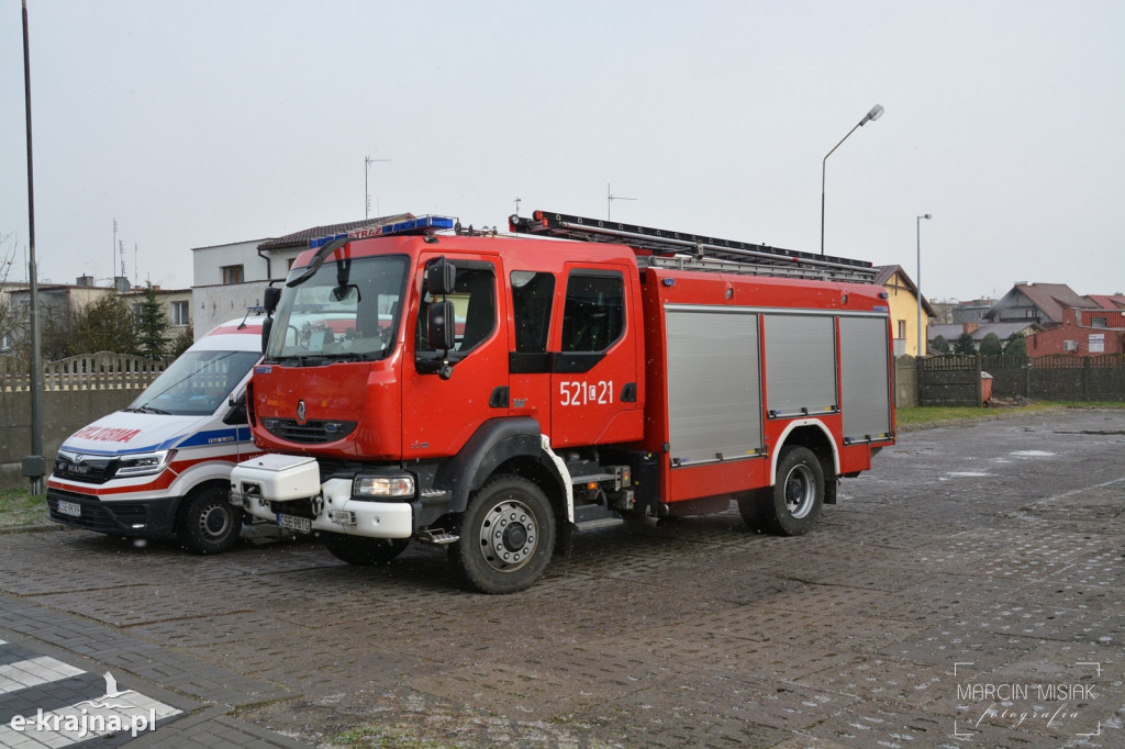 Zderzenie czołowe pojazdów na Chojnickiej