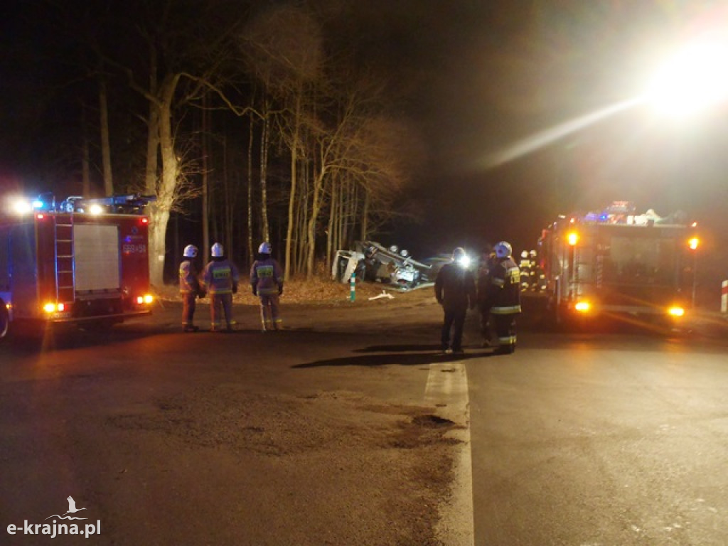 Wypadek pomiędzy Więcborkiem i Złotowem