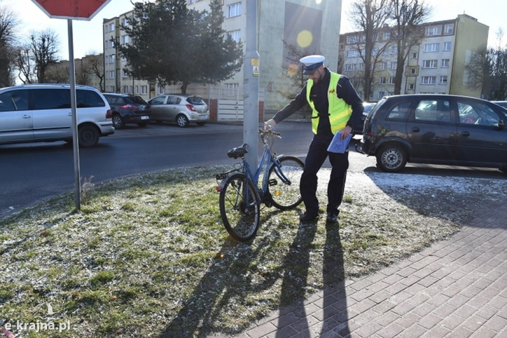 Wypadek z udziałem rowerzysty