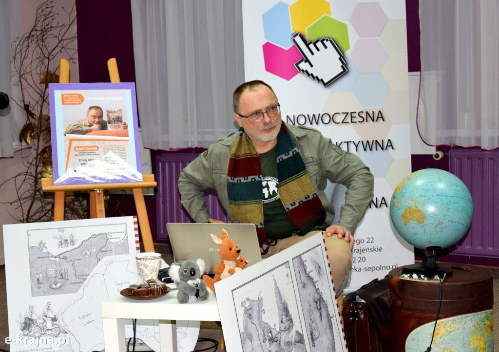 Spotkanie z podróżnikiem Robertem Czerniakiem