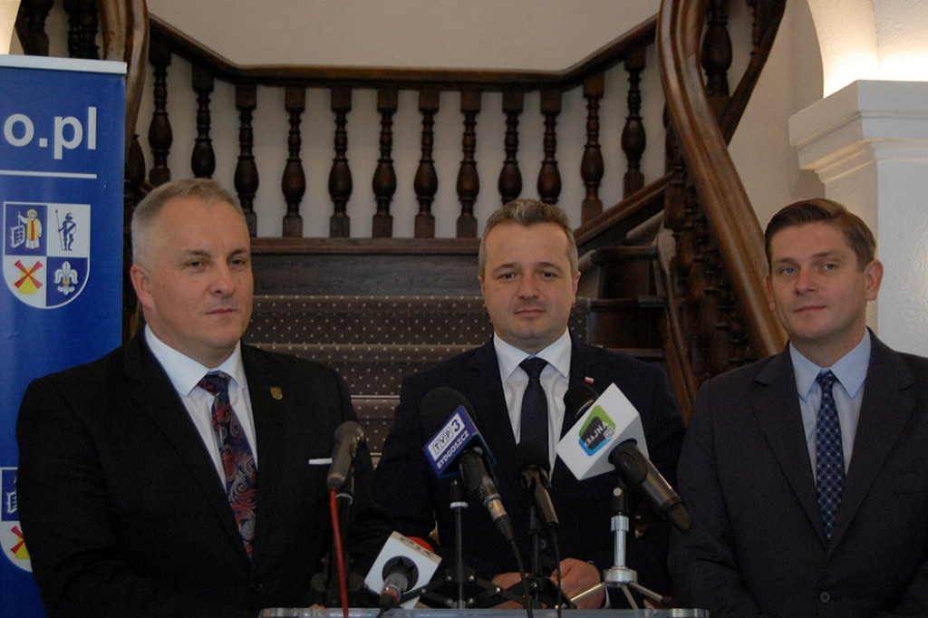 Wojewoda Mikołaj Bogdanowicz odwiedził powiat sępoleński