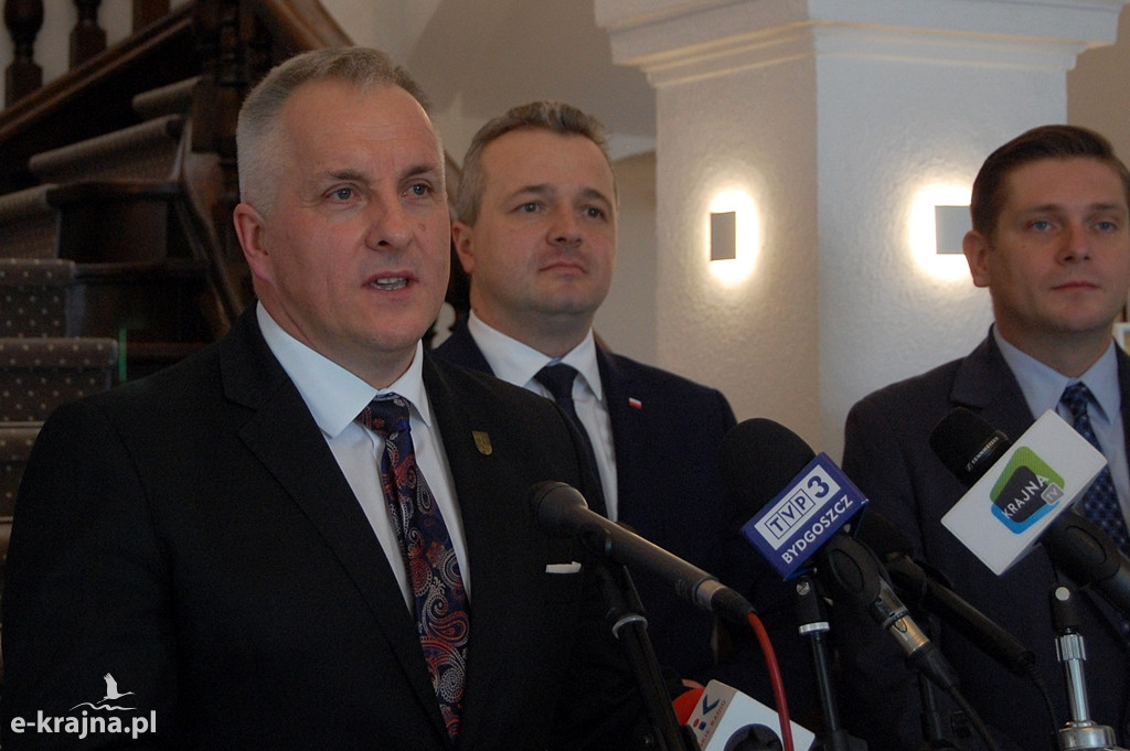 Wojewoda Mikołaj Bogdanowicz odwiedził powiat sępoleński