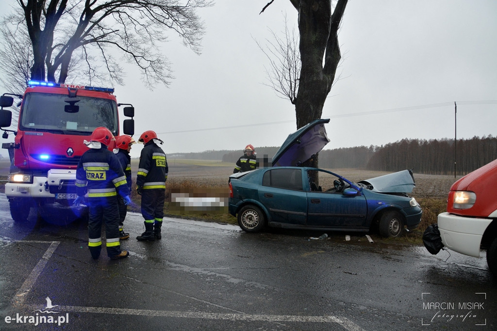 Śmiertelny wypadek na trasie Sępólno - Tuchola
