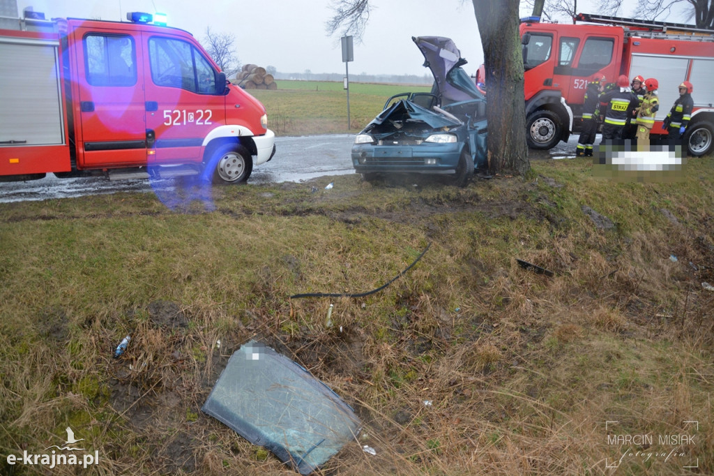 Śmiertelny wypadek na trasie Sępólno - Tuchola