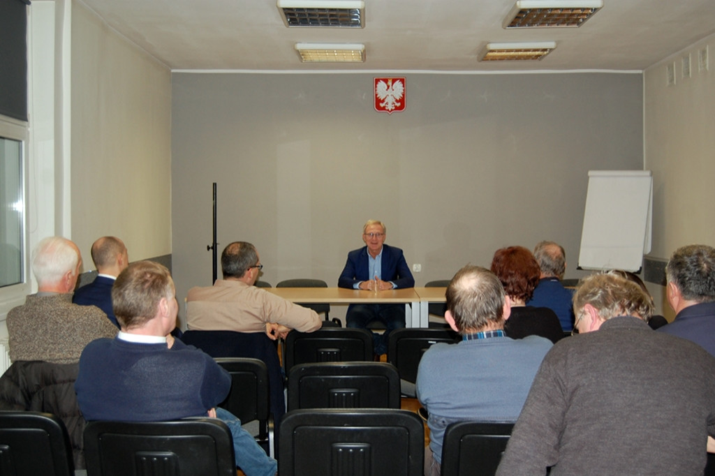 Poseł Tomasz Latos w Więcborku