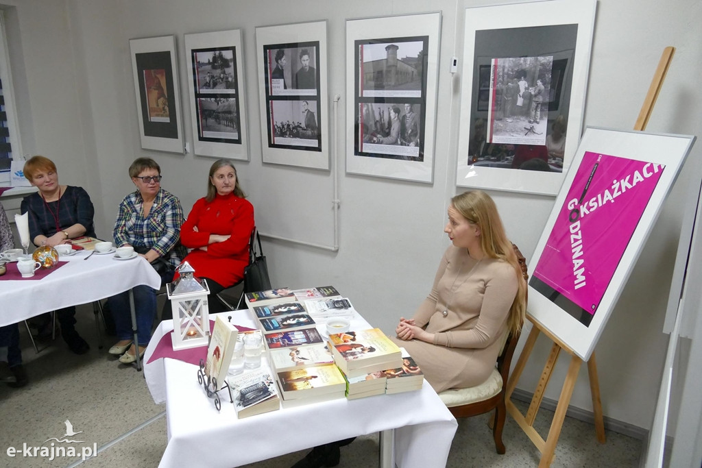 Spotkanie z Agatą Kołakowską w więcborskiej bibliotece