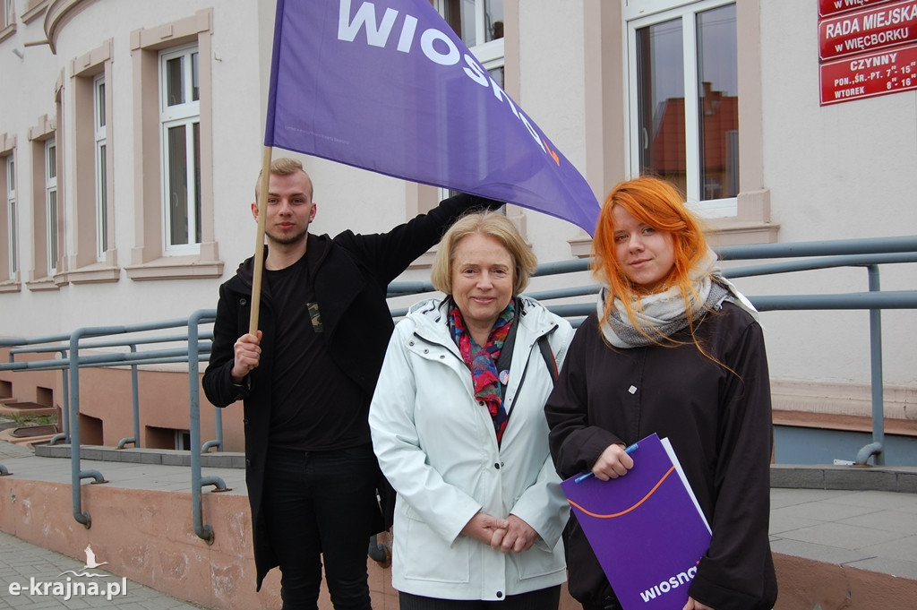 Wanda Nowicka w Więcborku
