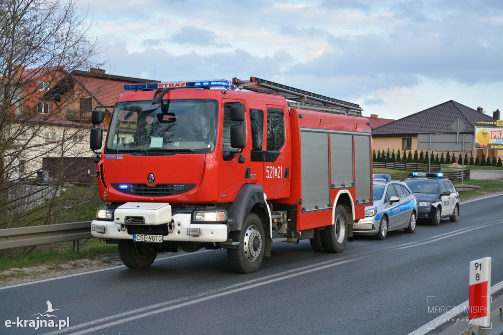 Zderzenie dwóch aut w Piasecznie