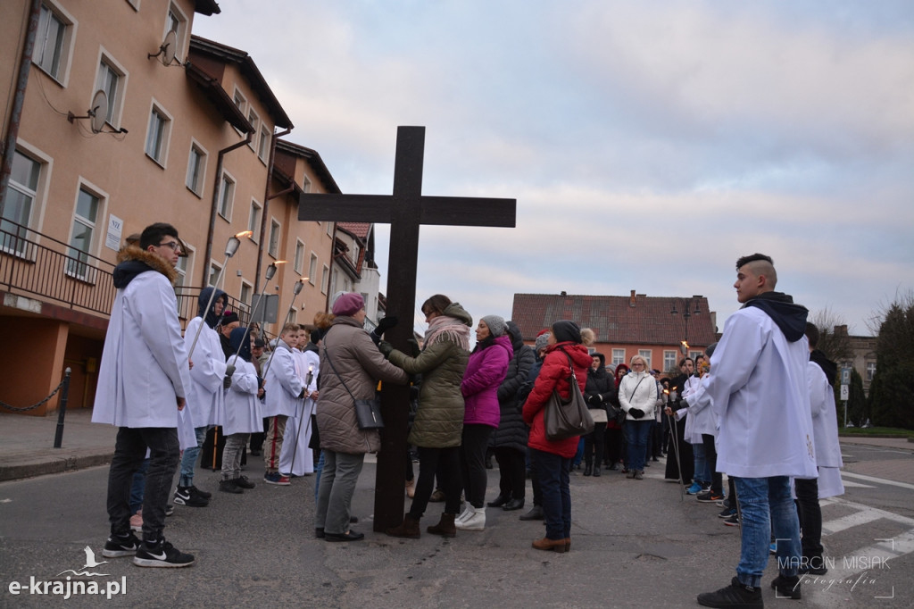 Droga Krzyżowa ulicami Sępólna Krajeńskiego