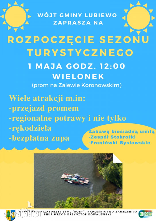 Koronowo: Majówkowe propozycje