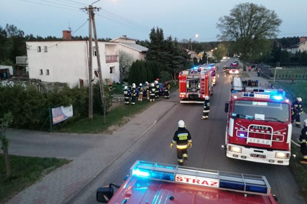 Wybuch gazu propan-butan w budynku mieszkalnym