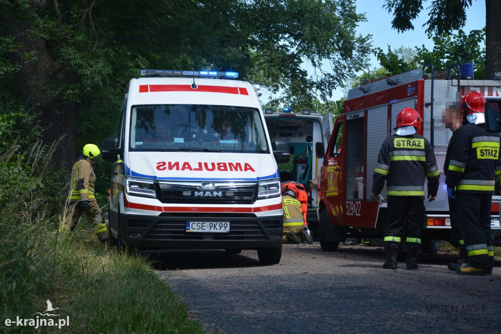 Groźny wypadek w Śmiłowie
