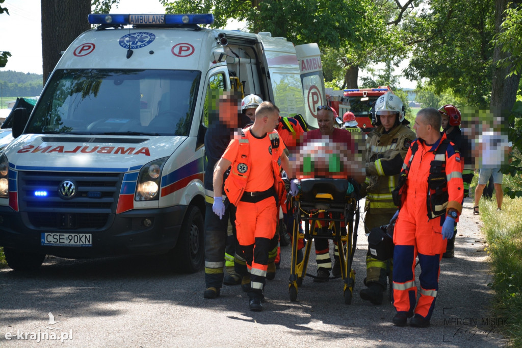 Groźny wypadek w Śmiłowie