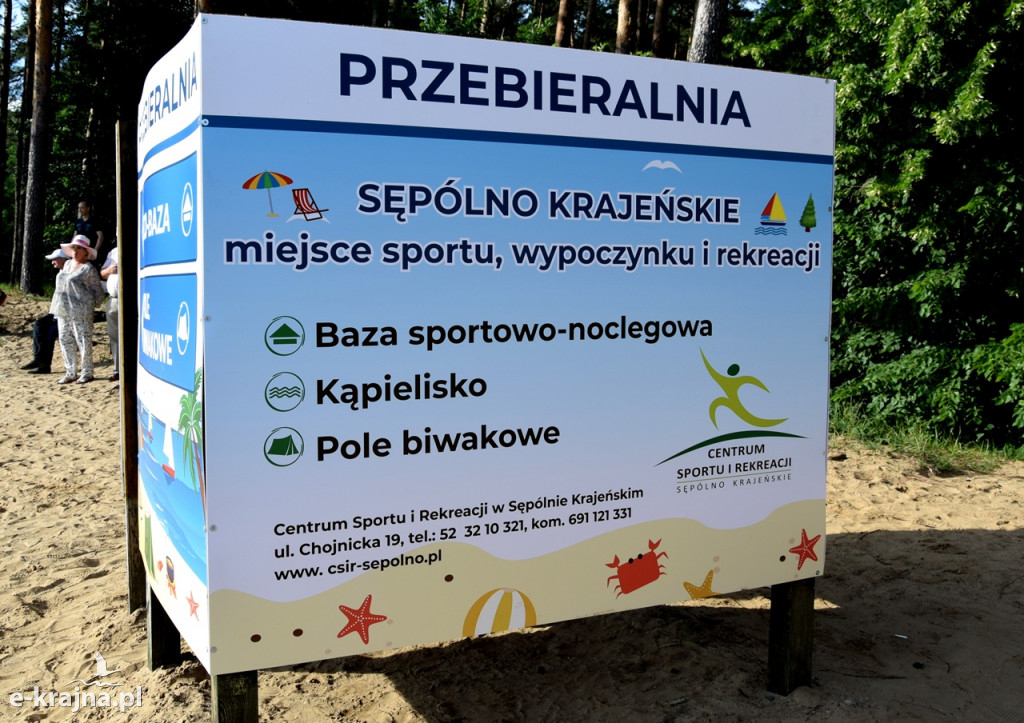 Otwarcie plaży w Sępólnie Krajeńskim