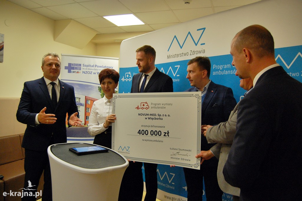 400 tys. zł na zakup nowej karetki dla więcborskiego szpitala
