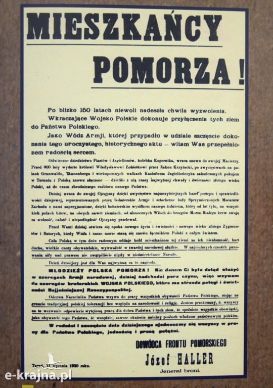 Powrót Pomorza i Kujaw do Polski 1918-1920