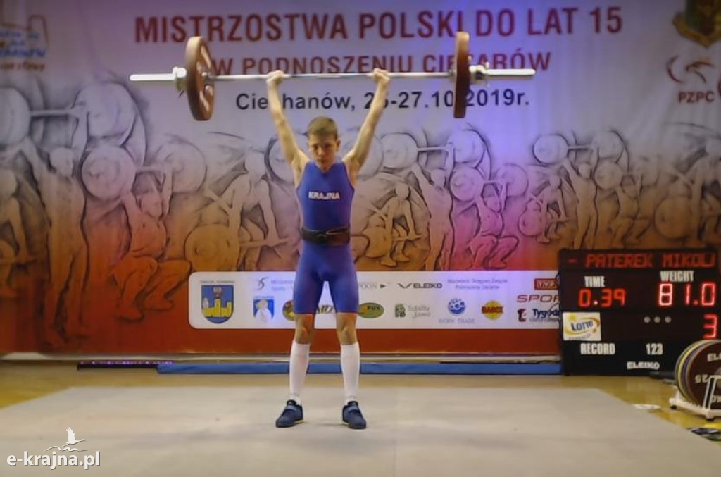 Mistrzostwa Polski młodzików w podnoszeniu ciężarów