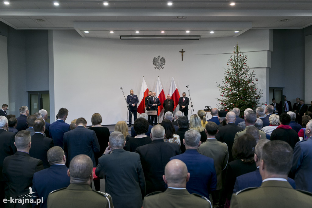 Wigilia służb w KPUW w Bydgoszczy