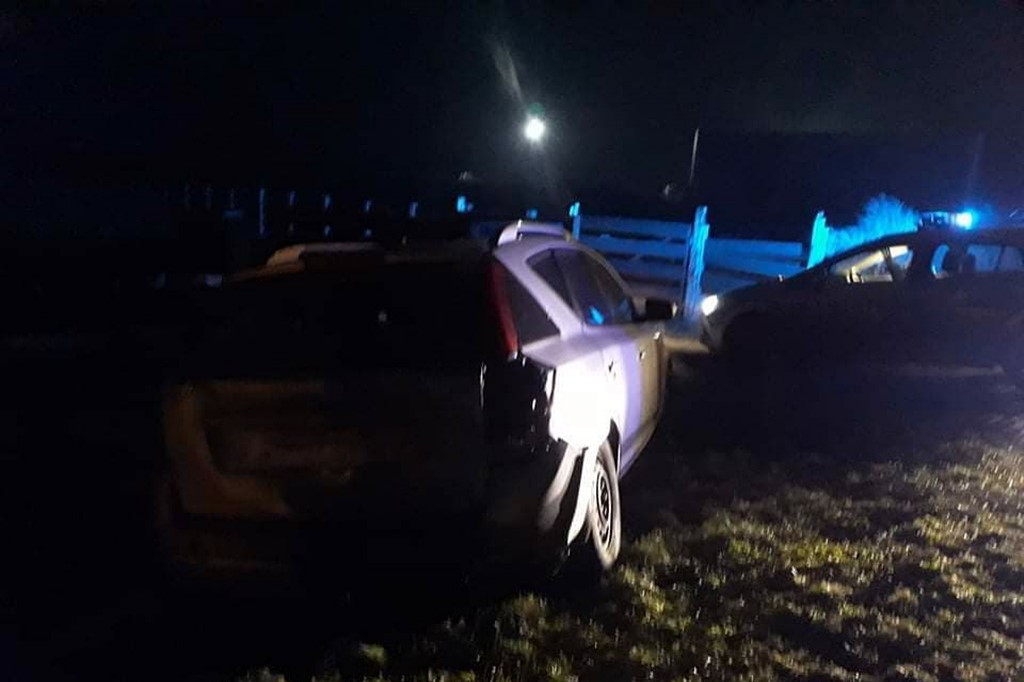 Kolizja trzech aut w Buszkowie