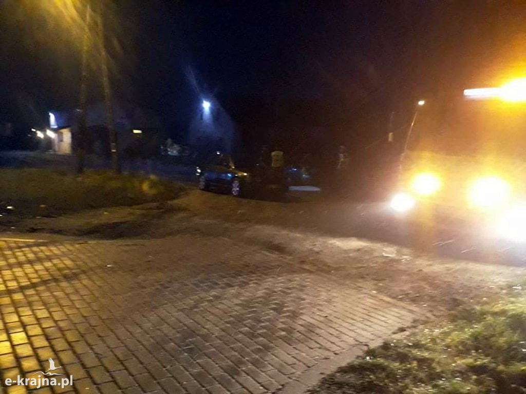 Kolizja trzech aut w Buszkowie