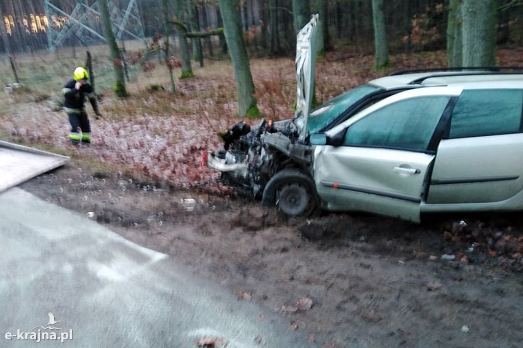 Czołowe zderzenie BMW z Renault