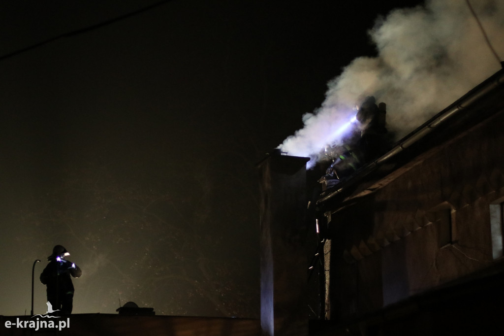 Sypniewo: Pożar sadzy w kominie