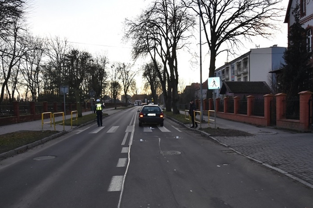 Potrącenie na przejściu dla pieszych