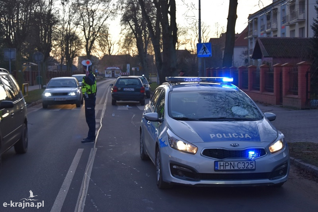 Potrącenie na przejściu dla pieszych
